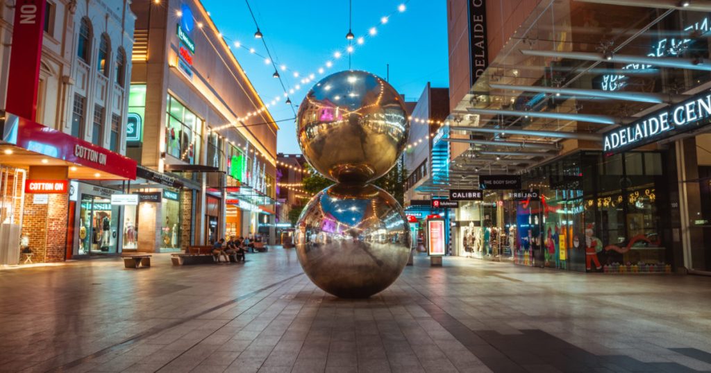 rundle mall adelaide مراکز خرید معروف استرالیا